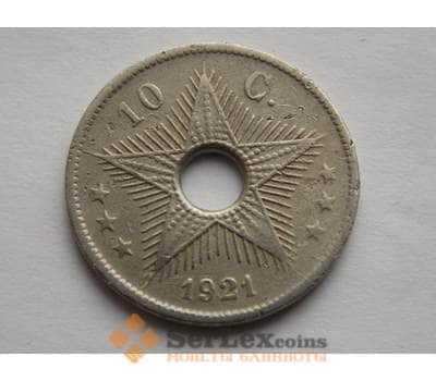 Монета Бельгийское Конго 10 сантимов 1910-28 VF- КМ18 арт. С02075
