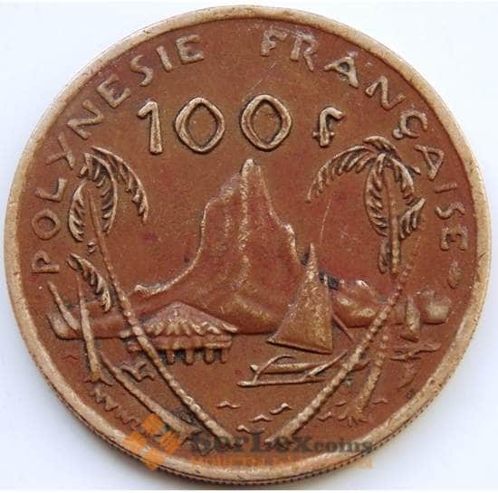 Французская Полинезия 100 франков 1992 КМ14 арт. С02109