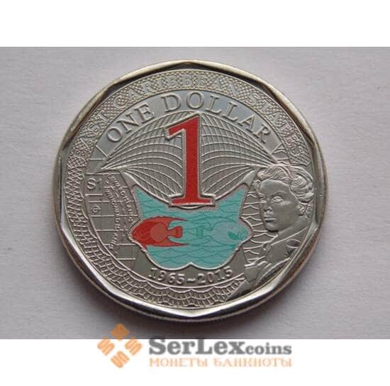 Восточно-Карибские острова 1 доллар 2015 50 Лет Союзу арт. С02128