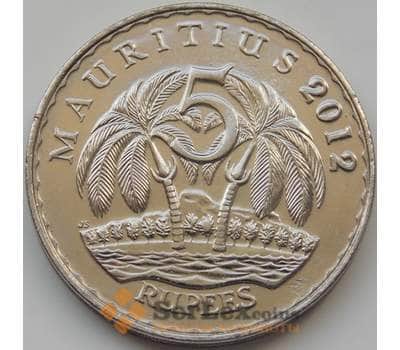 Монета Маврикий 5 рупий 1987-2012 UNC КМ56 арт. С02137