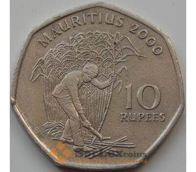 Монета Маврикий 10 рупий 1987-2010 КМ61 VF арт. С02138