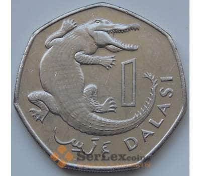 Монета Гамбия 1 даласи 2008-2014 UNC КМ59а арт. С02152