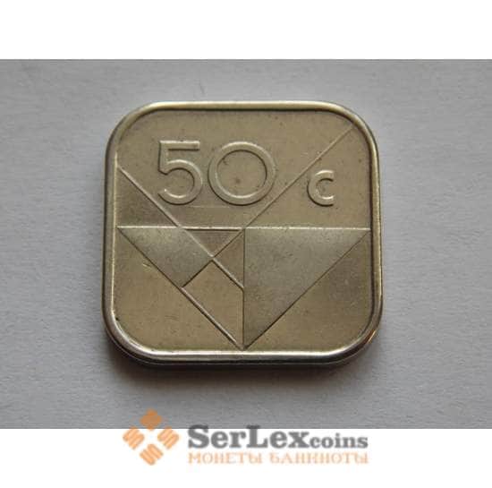 Аруба 50 центов 1986-2014 КМ4 арт. С02168