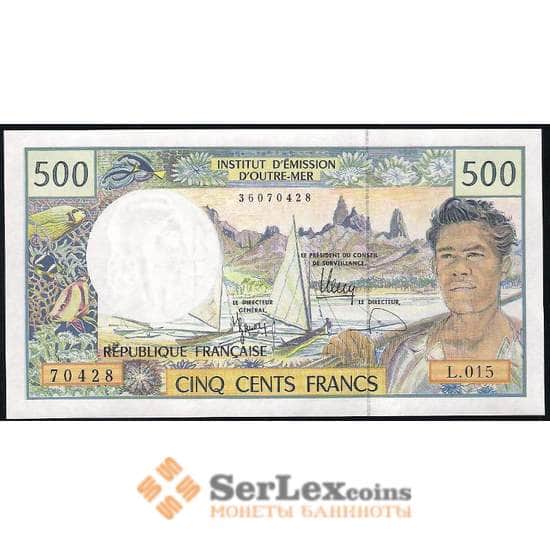 Французская Полинезия 500 франков UNC №1 арт. В00536