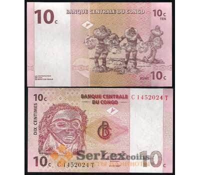 Банкнота Конго 10 Сантим 1997 UNC №82 арт. В00542