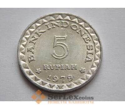 Монета Индонезия 5 рупий 1979-96 КМ43 UNC Планирование семьи арт. С02178