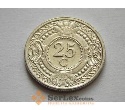Монета Нидерландские Антиллы 25 центов 1989-2013 КМ35 арт. С02190
