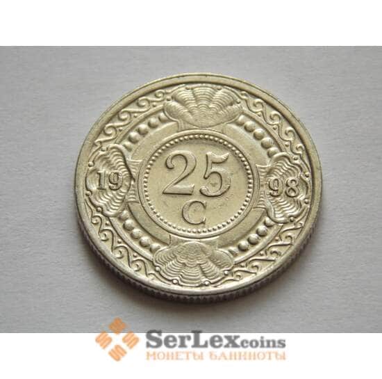 Нидерландские Антиллы 25 центов 1989-2013 КМ35 арт. С02190