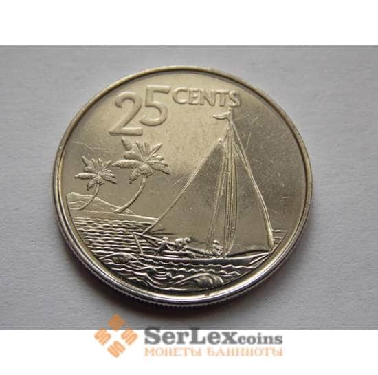 Багамские острова 25 центов 2007-15 UNC КМ1 Корабль арт. С02192