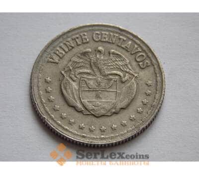 Монета Колумбия 20 центаво 1956-66 КМ215 арт. С02195