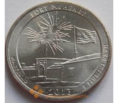 Монета США 25 центов 2013 19 парк FORT McHENRY P арт. С01404