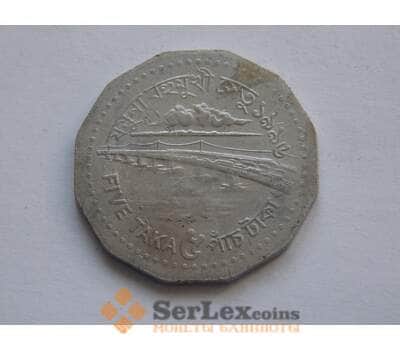 Монета Бангладеш 5 така 1996-98 КМ18.2 арт. С02222
