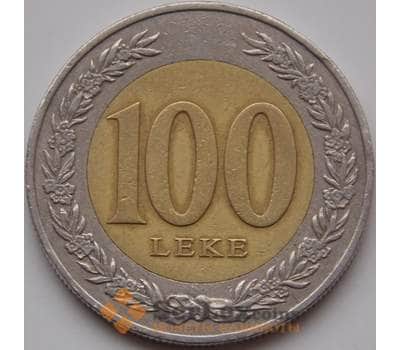 Монета Албания 100 Лек 2000 КМ80 VF арт. С02235