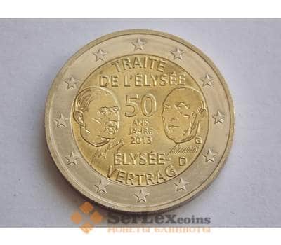 Монета Германия 2 евро 2013 Елисейский договор UNC арт. С02249