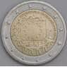 Германия монета 2 евро 2015 КМ339 UNC 30 лет Флагу арт. 11514