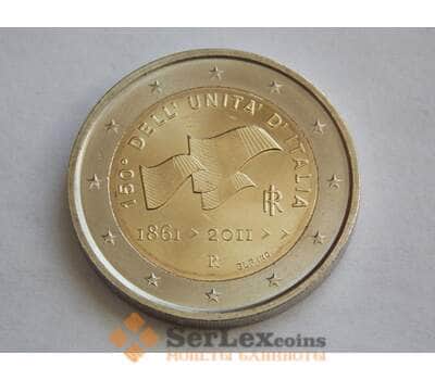 Монета Италия 2 евро 2011 объединение Италии UNC арт. С00048