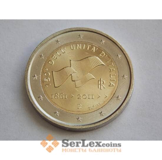 Италия 2 евро 2011 объединение Италии UNC арт. С00048