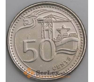 Монета Сингапур 50 центов 2013 UNC арт. С02263