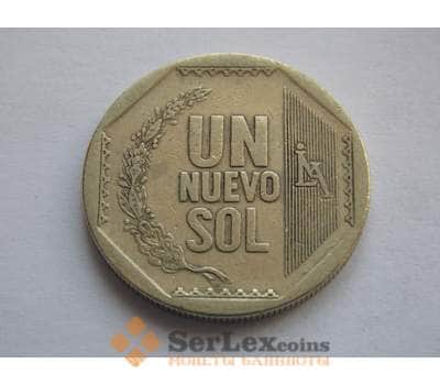 Монета Перу 1 новый соль 1991-2011 VF КМ308 арт. С02290