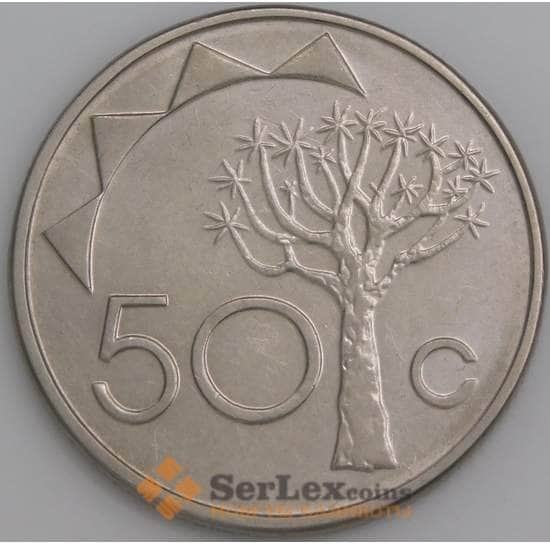 Намибия монета 50 центов 1993-2010 КМ3 AU арт. С02315