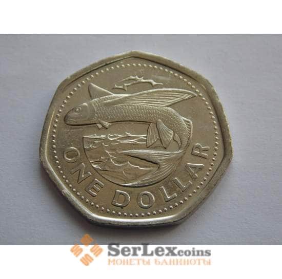 Барбадос 1 доллар 2008-12 XF-aUNC КМ14.2а арт. С02341