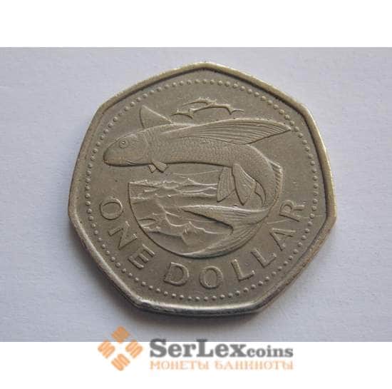 Барбадос 1 доллар 1988-2007 VF КМ14.2 арт. С02342