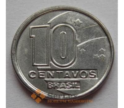Монета Бразилия 10 сентаво 1990-92 КМ613 UNC арт. С02407