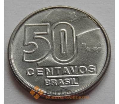 Монета Бразилия 50 сентаво 1989-1990 КМ614 UNC арт. С02408