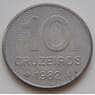 Бразилия 10 крузейро 1980-84 КМ592.1 арт. С02411