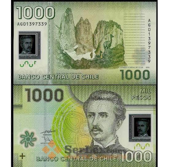 Чили 1000 песо 2010 UNC арт. В00587