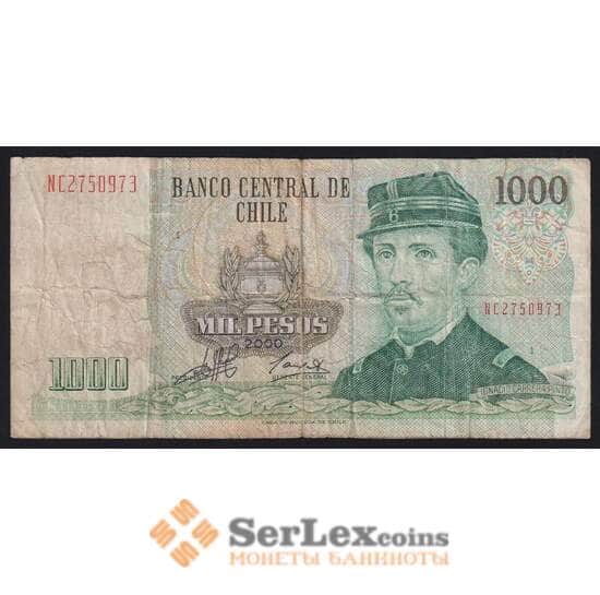 Чили 1000 песо 2000 Р154f VG арт. 53009