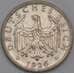 Германия 2 марки 1926 D КМ45 XF  арт. 41588