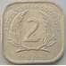 Монета Восточно-Карибские острова 2 цента 1994 КМ11 UNC (J05.19) арт. 16693