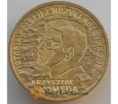 Монета Польша 2 злотых 2010 Y727 UNC Кшиштоф Комеда арт. 14215