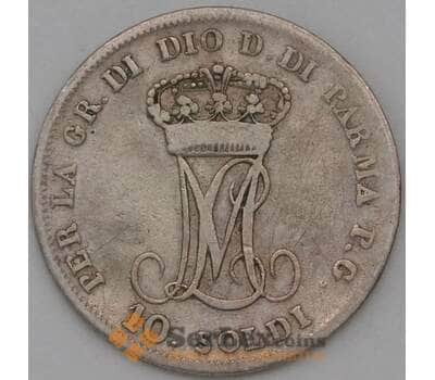 Монета Италия Парма 10 сольдо 1815 С27 VF арт. 22713