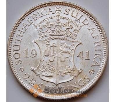 Монета Южная Африка ЮАР 2 1/2 шиллинга 1941 КМ30 UNC арт. 8270