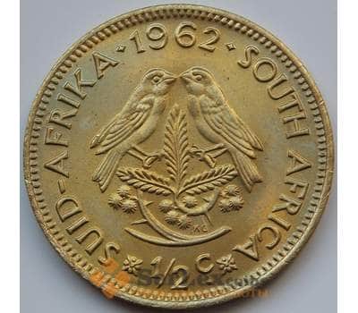 Монета Южная Африка ЮАР 1/2 цента 1962 КМ56 Proof арт. 8257