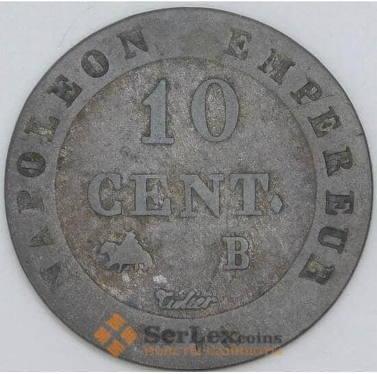 Франция 10 сантимов 1810 B КМ676  арт. 56959
