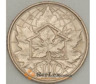 Монета Сан-Марино 100 лир 2000 UNC (n17.19) арт. 21503