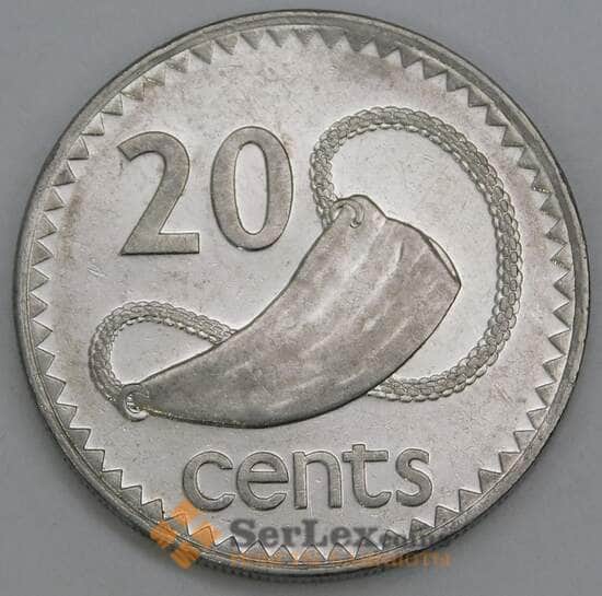 Фиджи 20 центов 1990 КМ53а AU арт. 56107 Фиджи 20 центов 1990 КМ53а AU арт. 56107