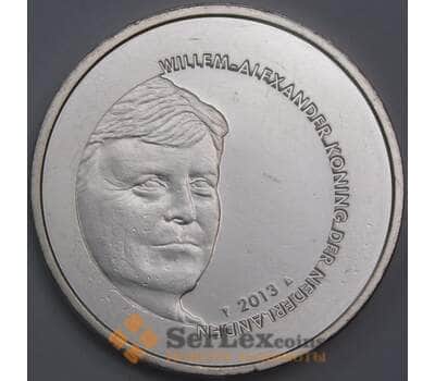 Нидерланды монета 5 евро 2013 КМ333 BU 100 лет Дворцу мира арт. 42418