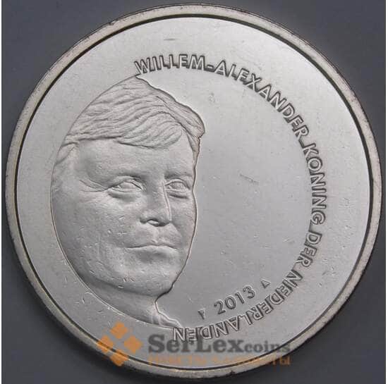Нидерланды монета 5 евро 2013 КМ333 BU 100 лет Дворцу мира арт. 42418