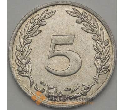 Монета Тунис 5 миллимов 1997 КМ348 aUNC (J05.19) арт. 18699