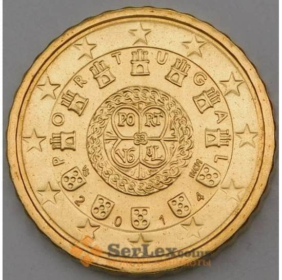 Португалия 10 центов 2014 BU из набора арт. 28836
