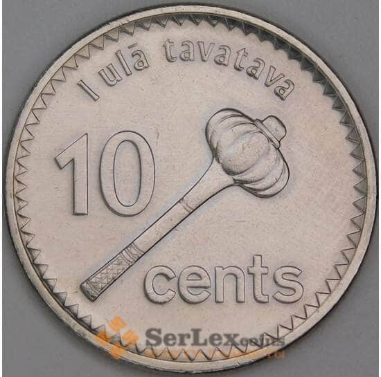 Фиджи 10 центов 2012 КМ333 UNC арт. 54820