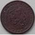 Монета Нидерланды 1/2 цента 1906 КМ133 XF арт. 12320