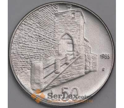 Сан-Марино 50 лир 1988 КМ223 UNC Укрепления Сан-Марино арт. 41546