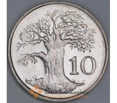 Зимбабве 10 центов 1997 КМ3 aUNC арт. 54966