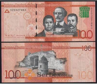 Доминикана республика 100 песо 2019 Р190 UNC арт. 50822