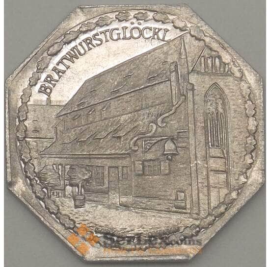 Германия Нюрнберг 20 пфеннигов 1921 Proof BRATWURSTGLOCKL (j05.19) арт. 19945